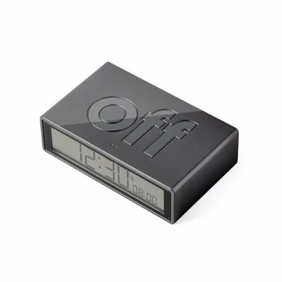 Lexon Flip+ LCD Alarm Clock Black (LR150N0)
