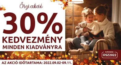 30% kedvezmény minden kiadványra