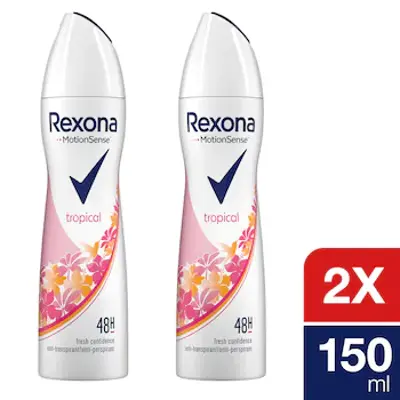 REXONA izzadásgátló dezodorok, 2x150ml