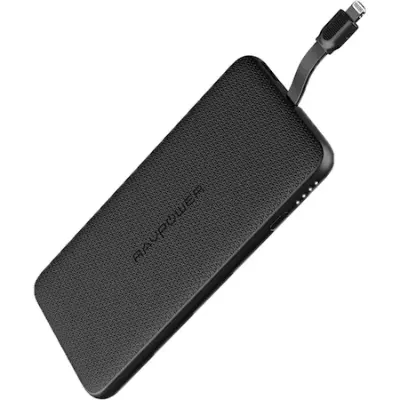 Ravpower RP-PB098 5000 mAh power bank, külső akkumulátor, Fekete/Szürke