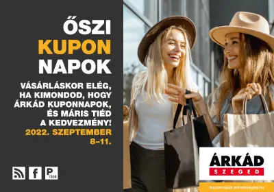 ÁRKÁD Szeged - Őszi Kupon Napok