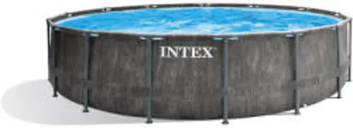 Intex Intex: Greywood Prism merev falú, prémium medence szett - 457 x 122 cm (26742NP)