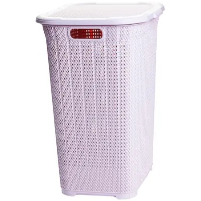 Mabadi 10862 Szennyestartó kötött hatású, 50L, pink