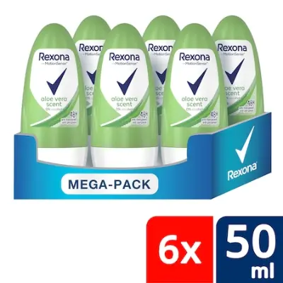 REXONA Motion Sense Fresh Aloe Vera női izzadásgátló roll-on, 6x50 ml