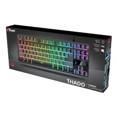 Trust Gaming GXT 833 Thado TKL billentyűzet -HU