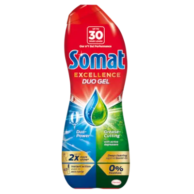 Somat Excellence mosogatógép gél, 30 mosogatás, 8x540 ml