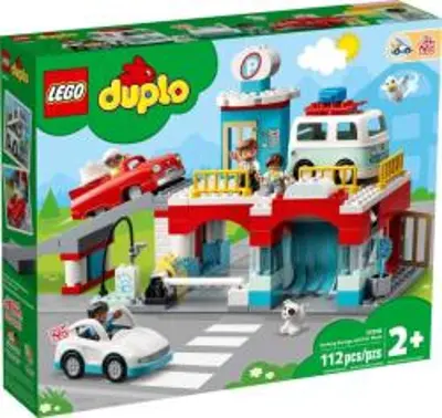 LEGO DUPLO Town 10948 Parkolóház és autómosó