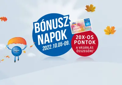 Bónusz napok (20x-os pontok)