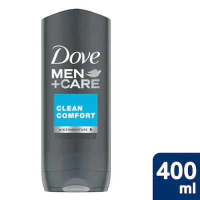 DOVE MEN+CARE Clean Comfort férfi tusfürdő, 3x400 ml