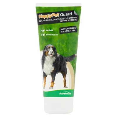 Happy Pet Guard bolha és kulancs sampon kutyáknak - 200 ml