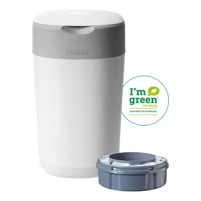 Tommee Tippee Sangenic Twist and Click White pelenkatároló kuka