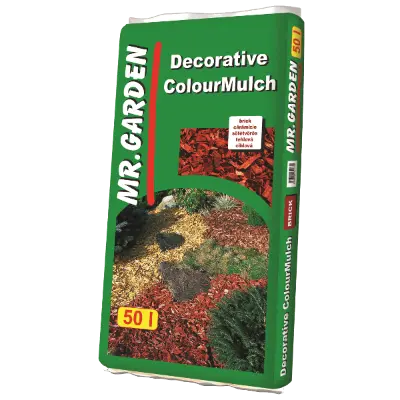 Mr.garden dekor color mulch 50 l sötét vörös