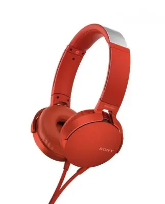 Sony MDR-XB550AP piros - Fej /fülhallgató