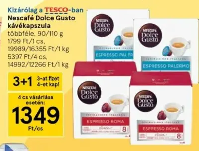 Nescafé Dolce Gusto kávékapszula