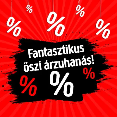 Őszi árzuhanás (akár 90% kedvezmény)