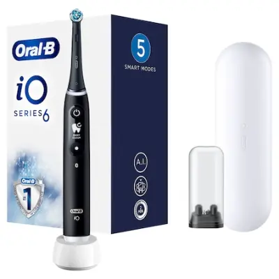 Oral-B iO Series 6 Fekete Elektromos Fogkefe