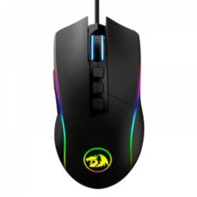 Redragon Lonewolf 2 Gamer egér, RGB, Fekete (M721PRO-BK)