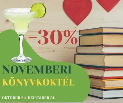 Novemberi könyvkoktél 30-40-50%