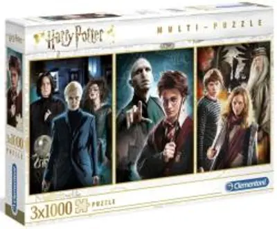 Clementoni Harry Potter puzzle, 3x 1000 db (61884)