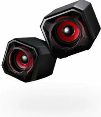 SUREFIRE Gator Eye Gaming Speakers Black/Red (48820)