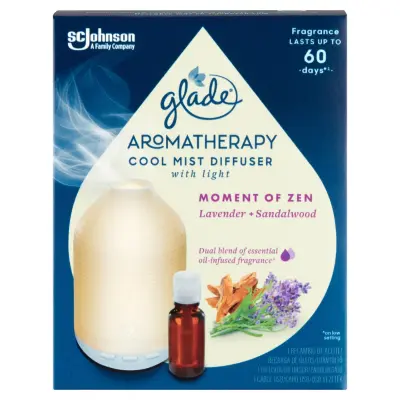 Glade Aromatherapy Cool Mist Diffuser Moment of Zen párologtató készülék