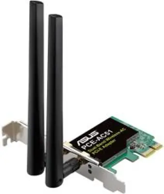 ASUS PCE-AC51 vezeték nélküli kártya, AC750, Dual-Band PCI-E