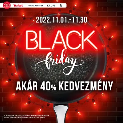 Black Friday akciók (akár 40% kedvezmény)