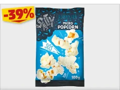 Salty micro popcorn sós 100 g