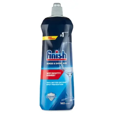 Finish Shine & Protect Rinse Aid öblítőszer gépi mosogatáshoz, Regular és Ctiromos, 800ml