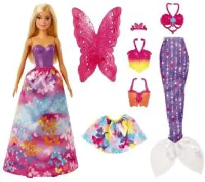 Mattel Barbie Dreamtopia: Átalakítható hercegnő (GJK40)