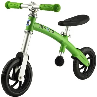 Micro G-bike, világoszöld futókerékpár