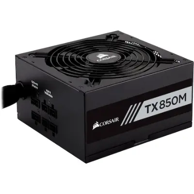 Corsair TX-M Series TX850M félmoduláris tápegység, 850W, 80 Plus Gold, Aktív PFV, ATX12V v2.4