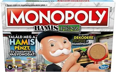 Monopoly Crooked cash - HU verzió társasjáték