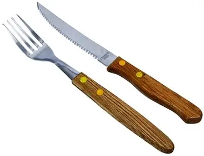 Toro Cutlery Steak Kit 6 főnek, fa evőeszközkészlet