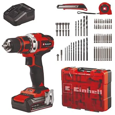 Einhell Akkus csavarhúzó TE-CD 18/40 Li Kit +69 (1x1,5 Ah)