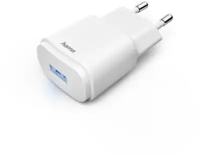 HAMA USB hálózati töltő adapter, 1, 2A, fehér (183262)