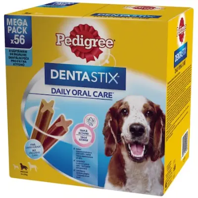 Pedigree DentaStix (M) jutalomfalat, 56 db, 1440g