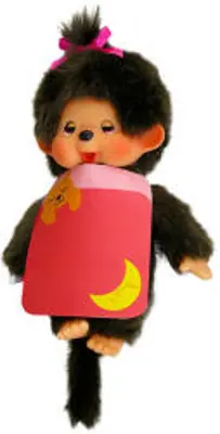 Sekiguchi Monchhichi: Becsukódó Szemű, Alvó Plüssfigura