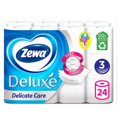 Zewa Deluxe Delicate Care 3 rétegű toalettpapír 24 tekercs, többféle