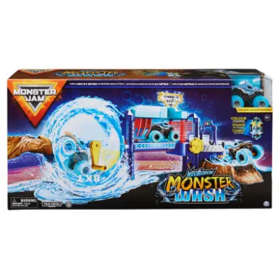 Monster Jam 1:64-es Megalodon Autómosó Pályaszett