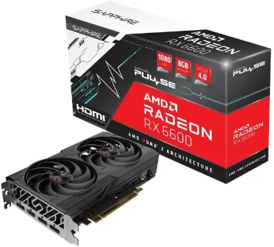 Sapphire Radeon RX 6600 8GB PULSE videokártya (11310-01-20G)