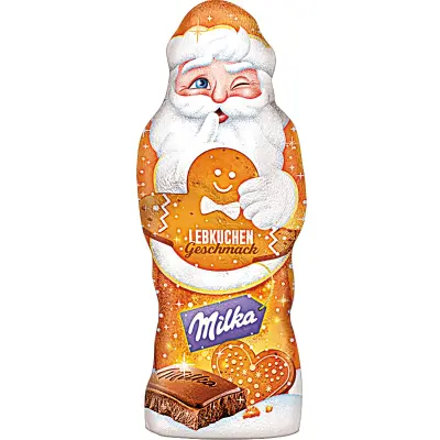 Milka mikulás (mézeskalácsos/oreós)