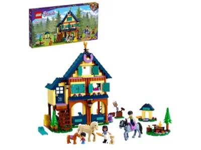 LEGO® Friends Erdei lovaglóközpont (41683) + pingvin