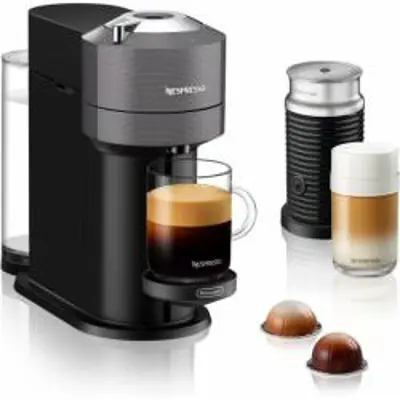 DeLonghi EN120. W Nespresso Vertuo Next kapszulás kávéfőző, 1500W, 1.1L víztartály, 19 bar, fehér/fekete (ENV120.W)