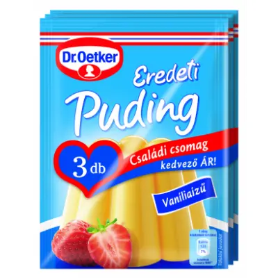 Dr. Oetker Eredeti Puding vaníliaízű pudingpor 3 x 40 g