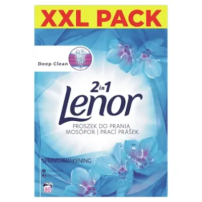 2x Lenor Spring Awakening Mosópor 80 Mosáshoz