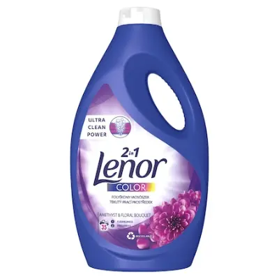 3x Lenor Amethyst Folyékony Mosószer 35 Mosáshoz