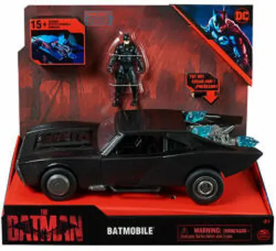 Batman mozifilm - 4" Batmobil és figura