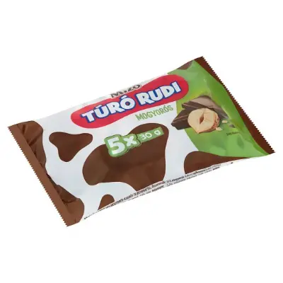 Mizo Túró Rudi túródesszert, többféle, 5 x 30 g (150)