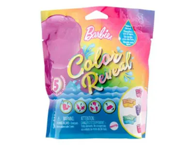 Barbie: Color Reveal meglepetés kisbaba - Szivárványsellők (HCC97)